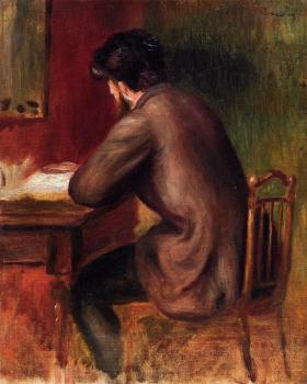 Pierre Auguste Renoir : Posthumous Portrait of Frederic Bazille